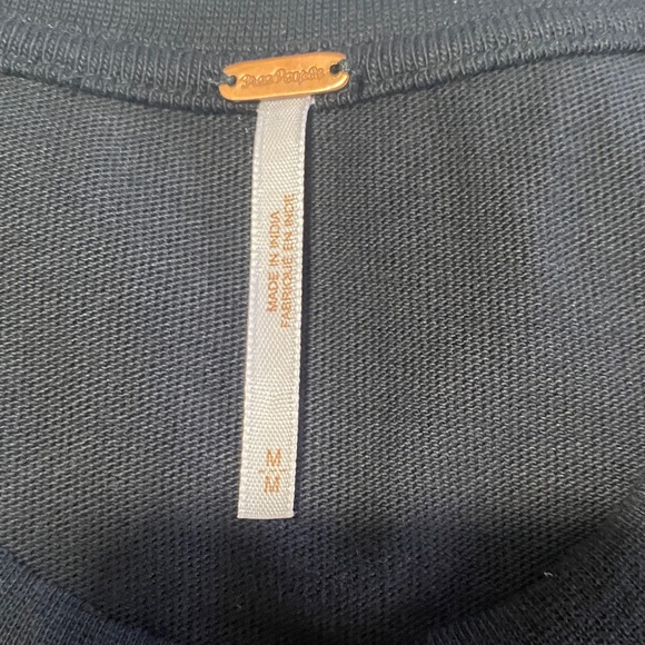 FP Movement by Free People Black Tunic with Vibrant Animal Print- beaded - Picture 2 of 10